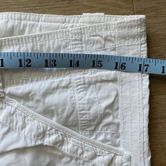 White Cotton Cargo Pant - Picture 7 of 11